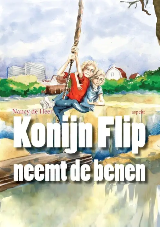 Konijn Flip neemt de benen